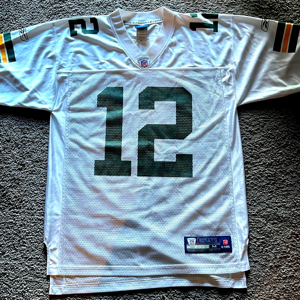 White Men’s Packers Aaron Rodger’s Jersey